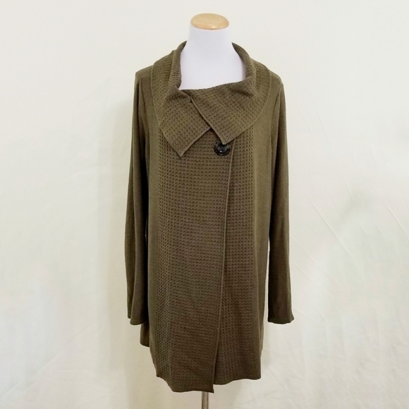 Soft Surroundings Miranda sweater moss green xs - Picture 2 of 7